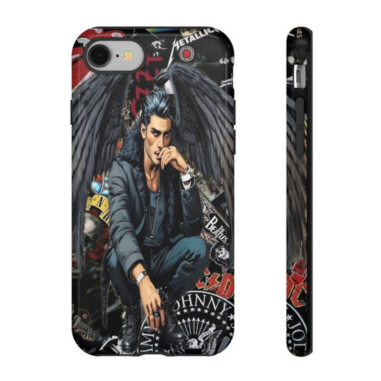 Male Music Angel Tough Phone Case