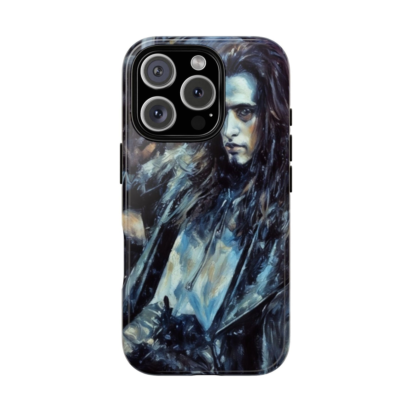 Enigmatic Goth Man Tough Phone Case