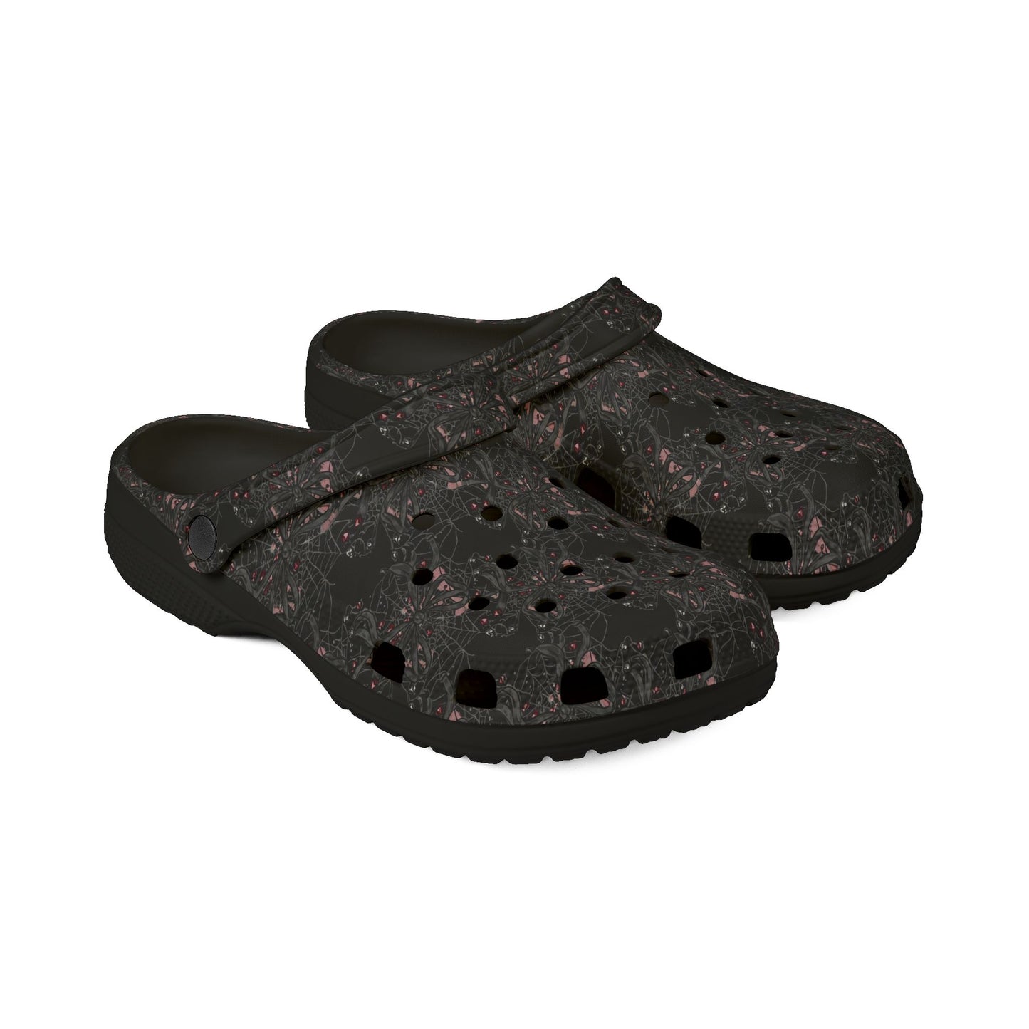 Widow Spider Web Clogs
