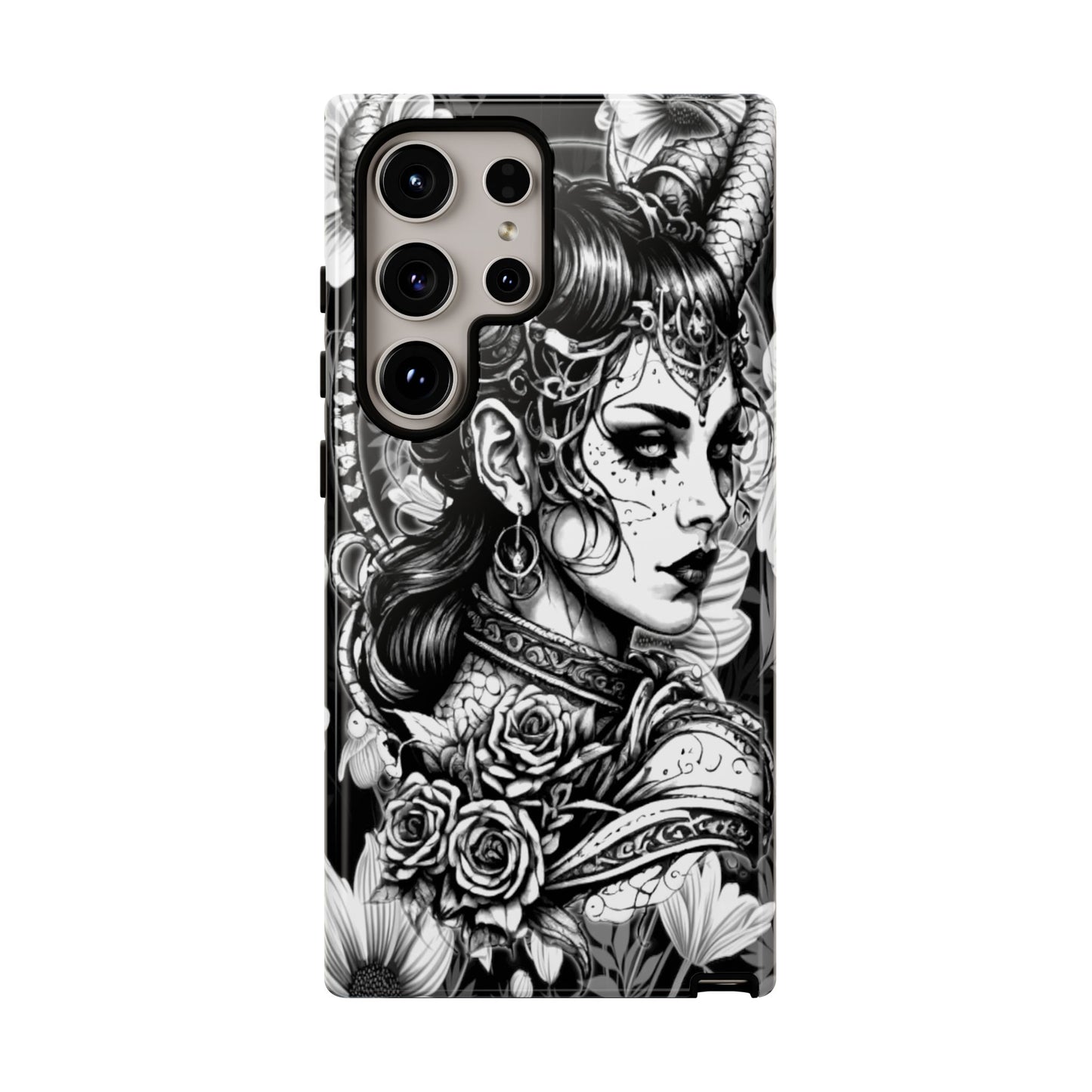 Goth Horned Queen Tough Phone Case