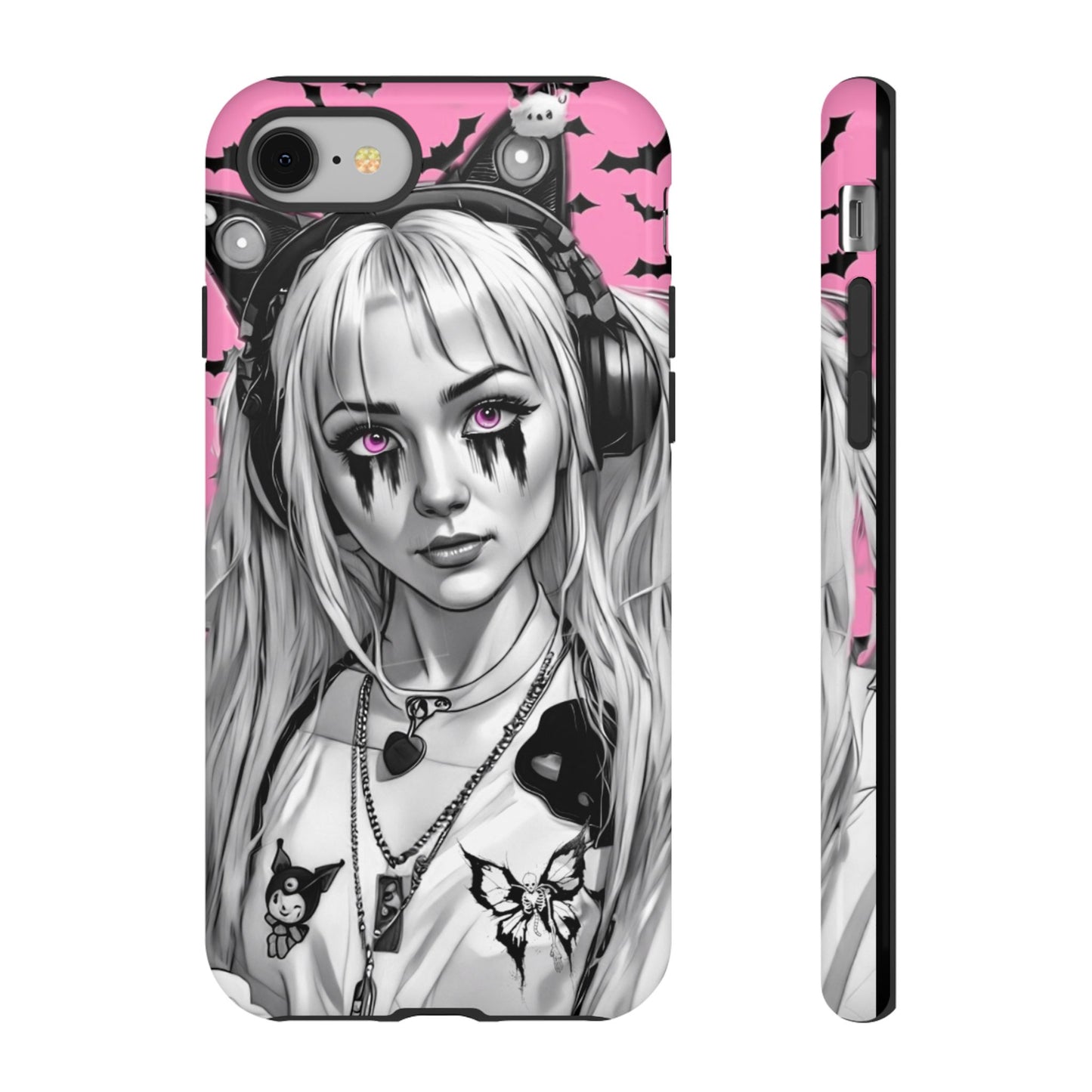 Gothic Kitty Tough Phone Case