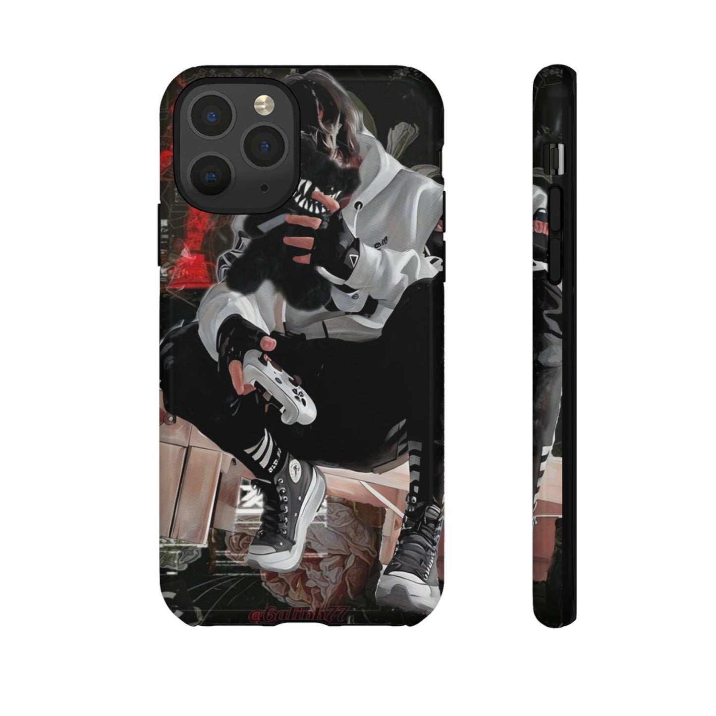 Behold The Gamer Teddy Tough Phone Case