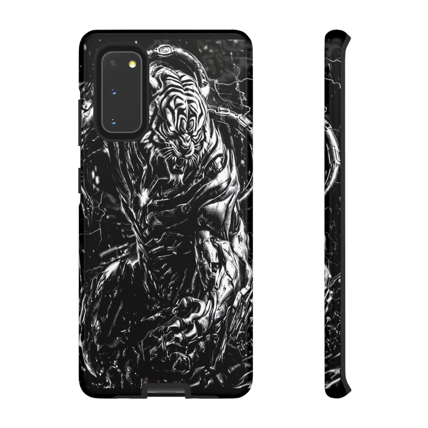 Cyborg Tiger Tough Phone Case