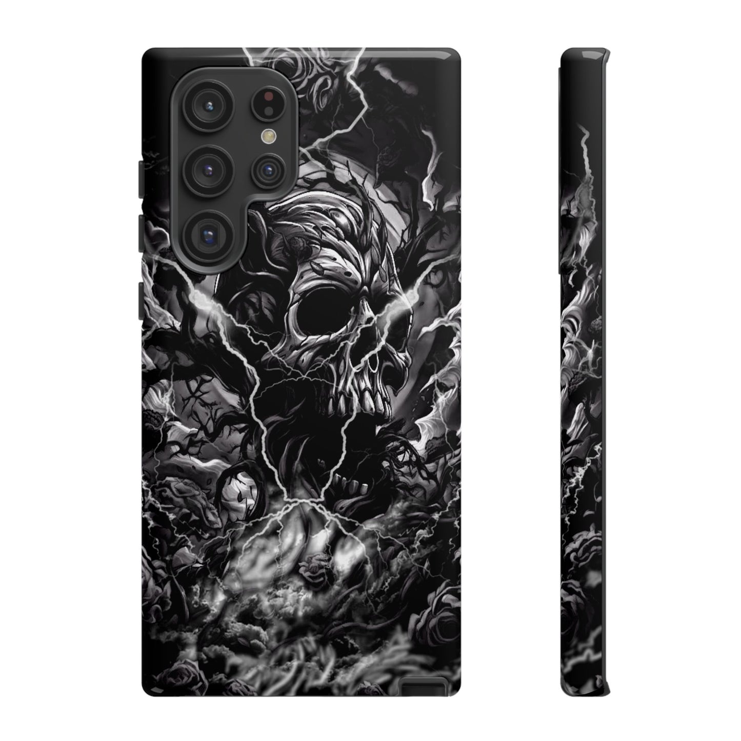 Skull Storm Tough Phone Case