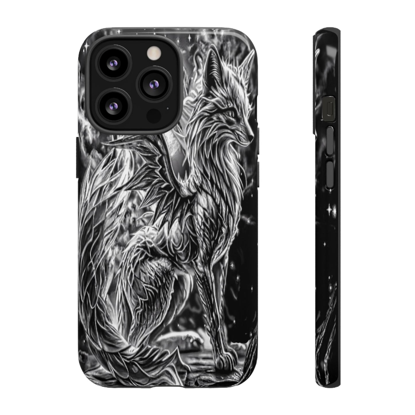 Winged Fox Tough Phone Case