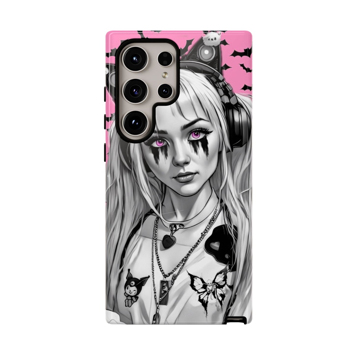 Gothic Kitty Tough Phone Case