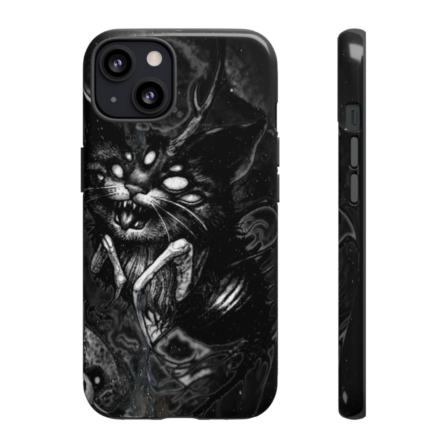 Scarey Cat Creature Tough Phone Case