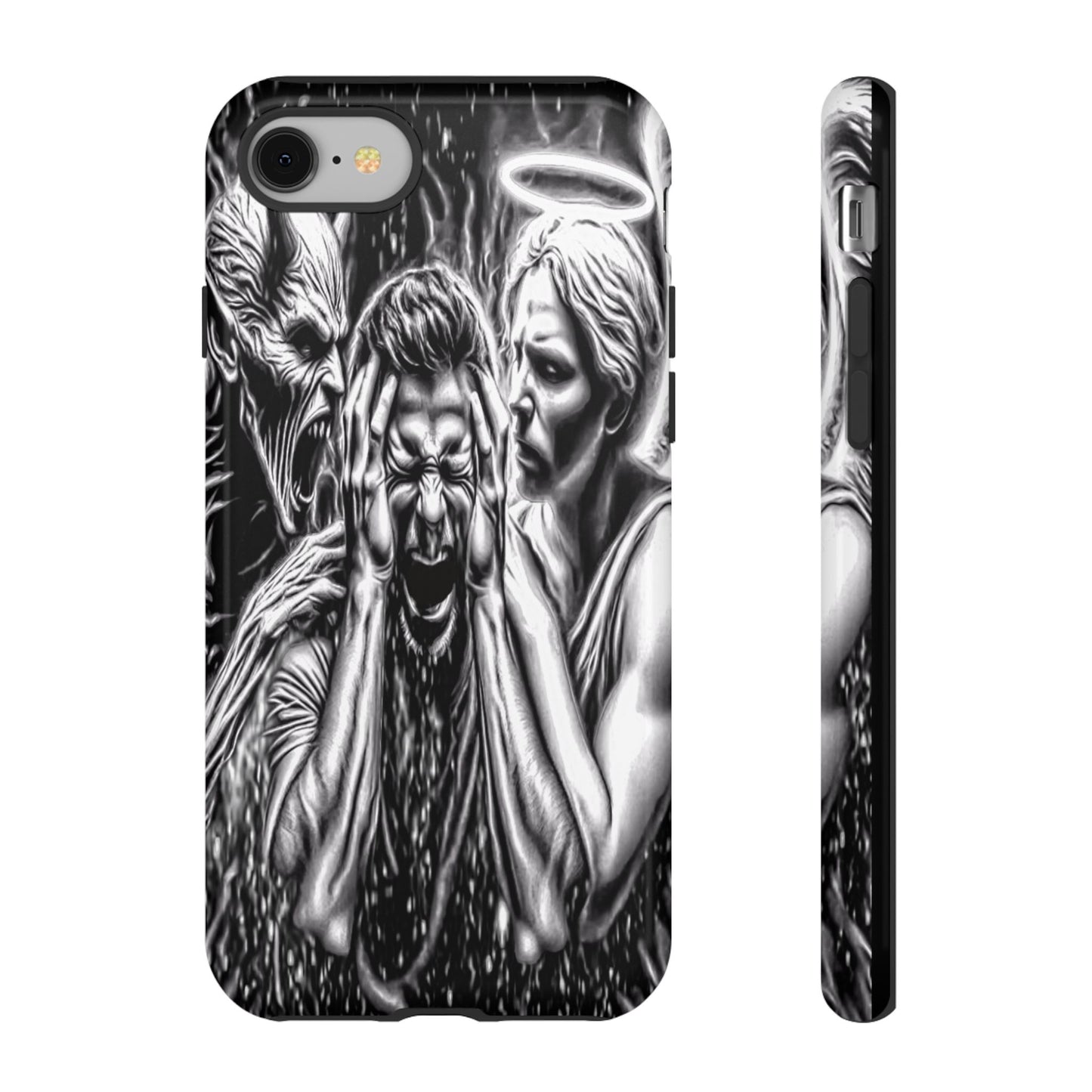 Good Vs Evil Tough Phone Case