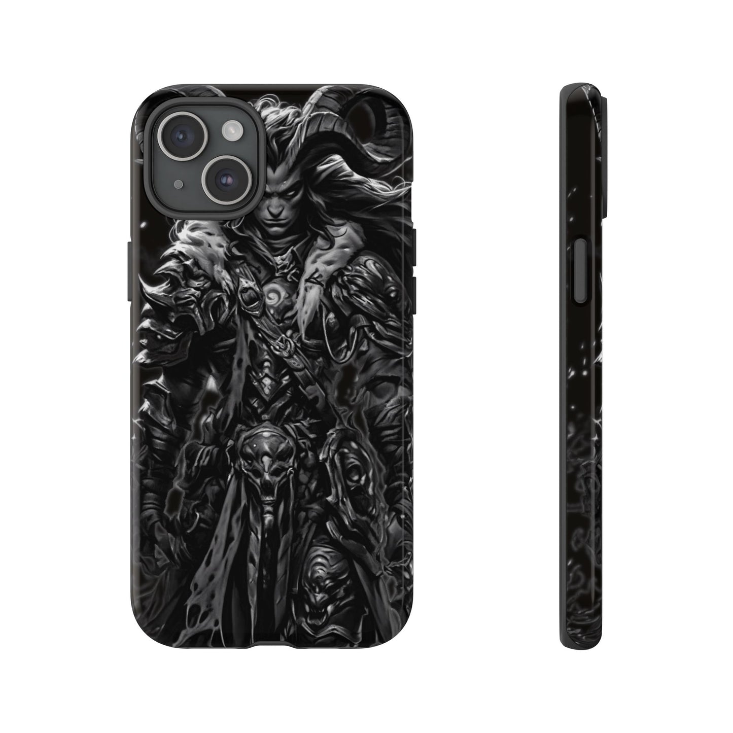 Large Horned Man Tough Phone Case