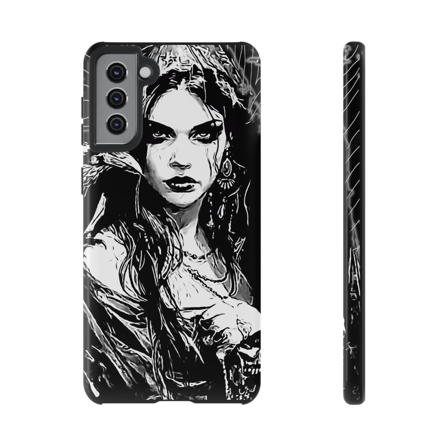 Raven Girl Tough Phone Case