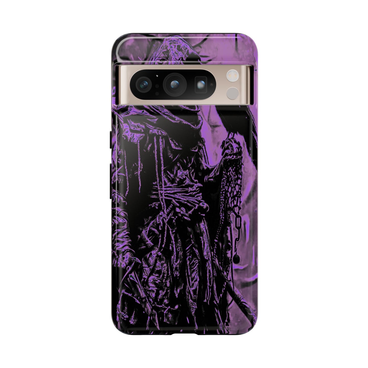 Hooded Figure With Raven Tough Phone Case