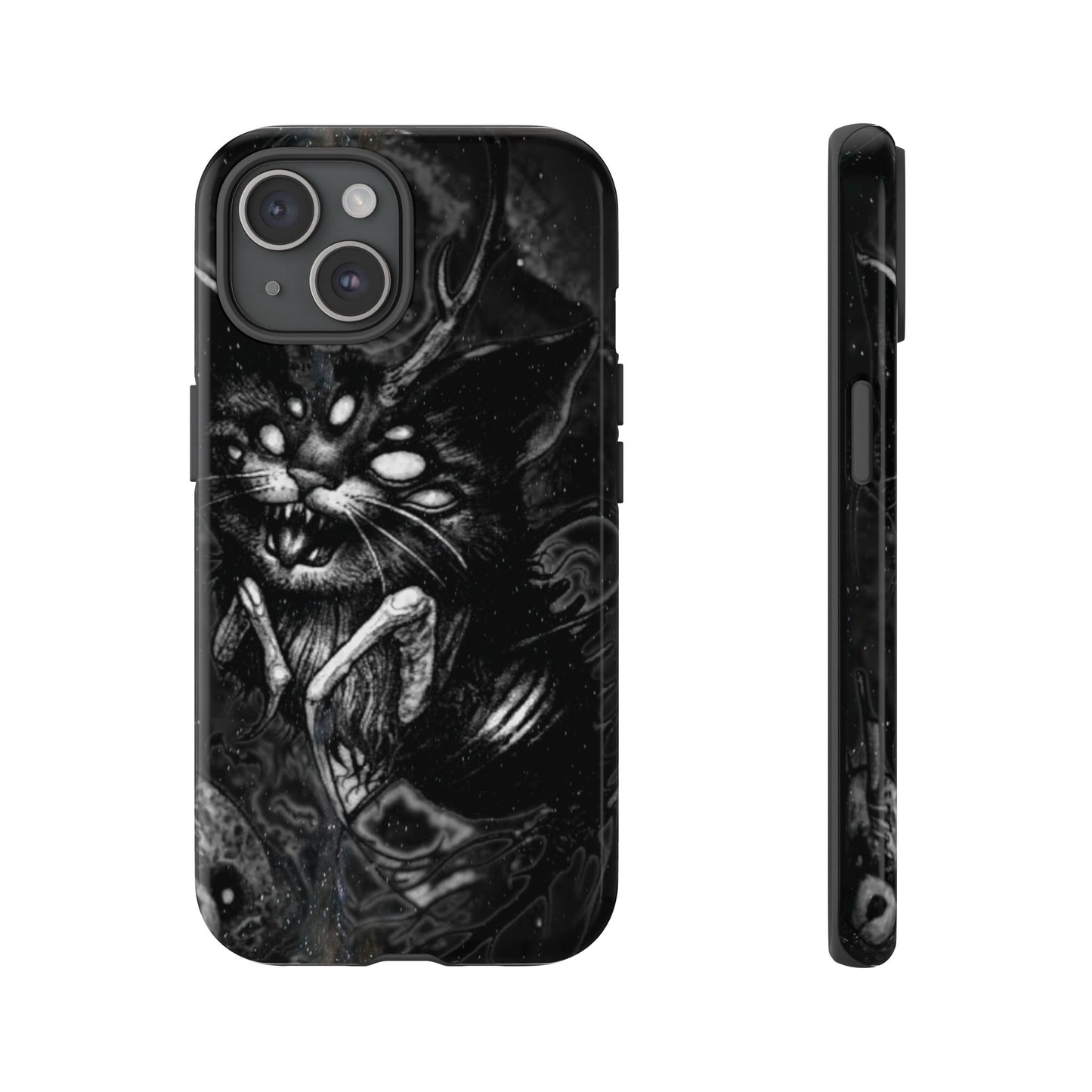 Scarey Cat Creature Tough Phone Case