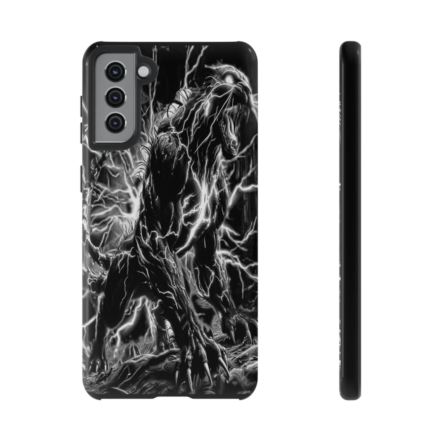 Electric Panther Tough Phone Case