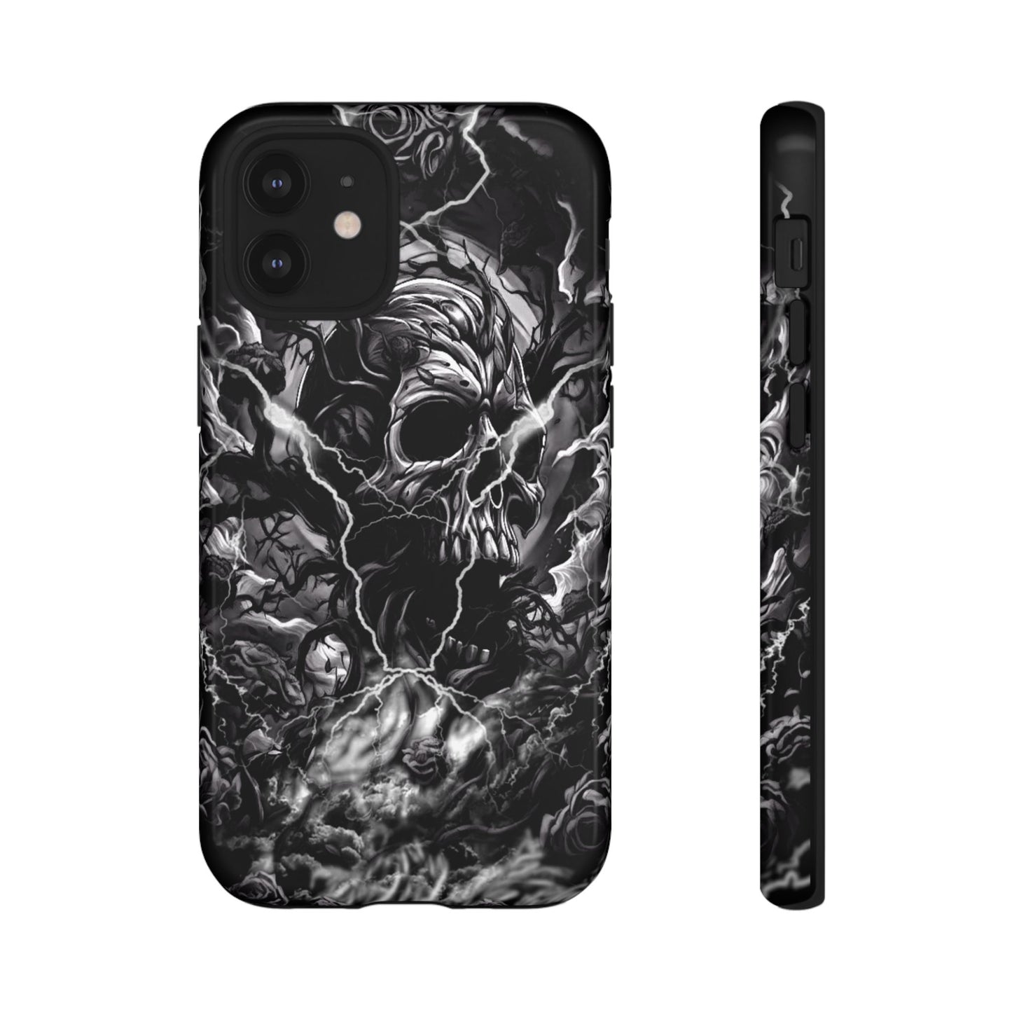 Skull Storm Tough Phone Case