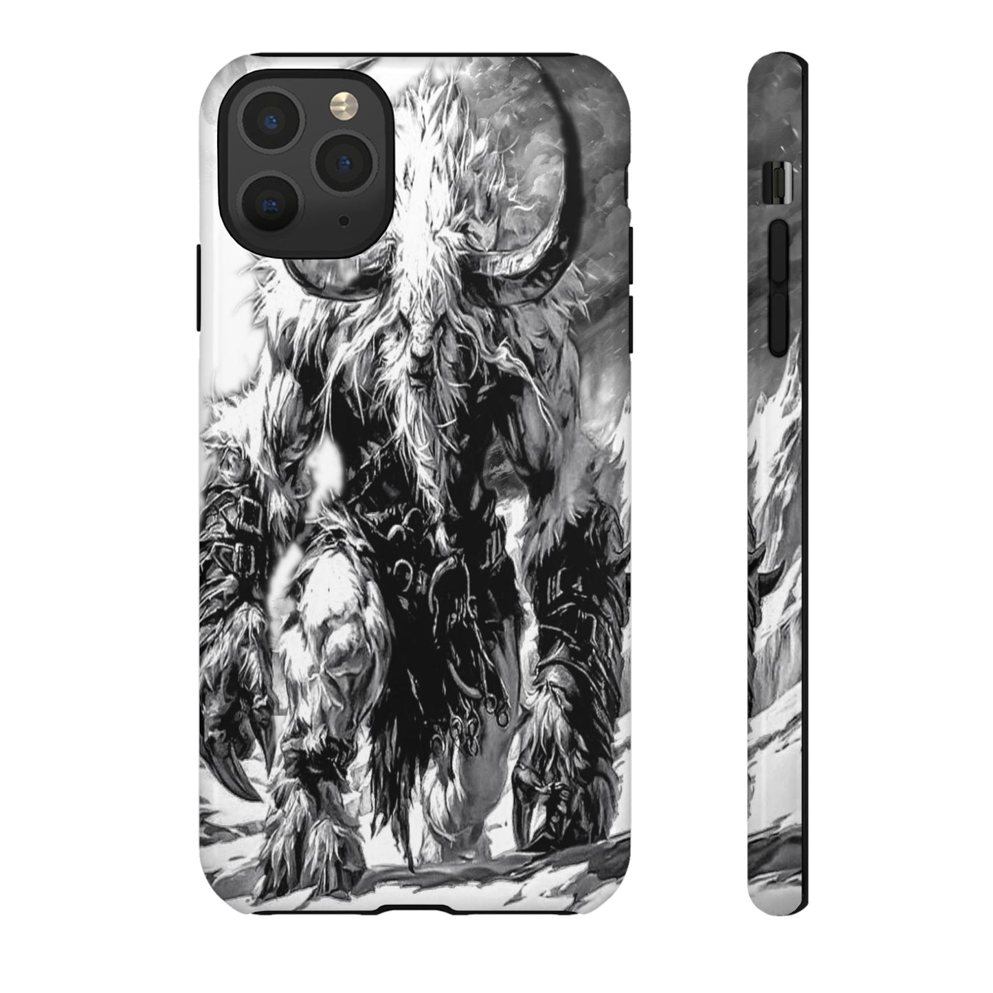 Snow Mountain Creature Tough Phone Case