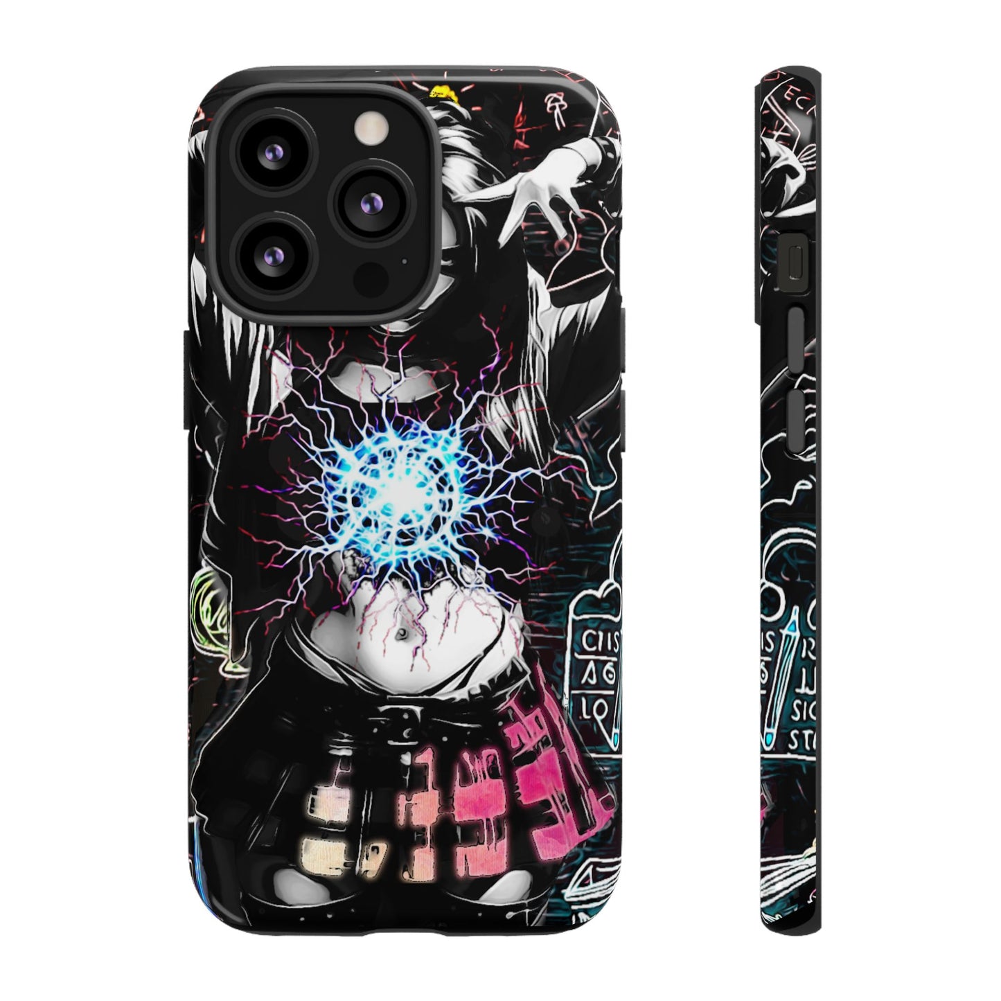 School Girl Lightning Orb Tough Phone Case