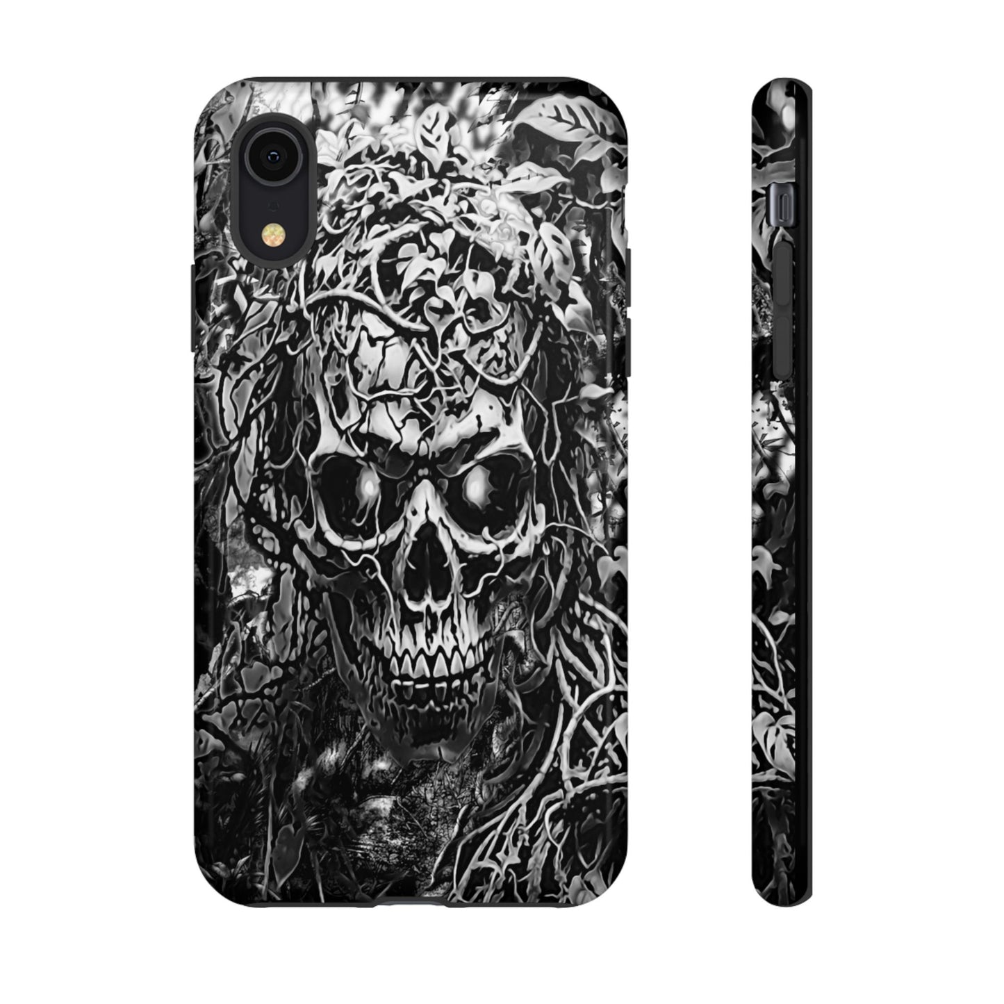 Crawling Vines Skull Tough Phone Case