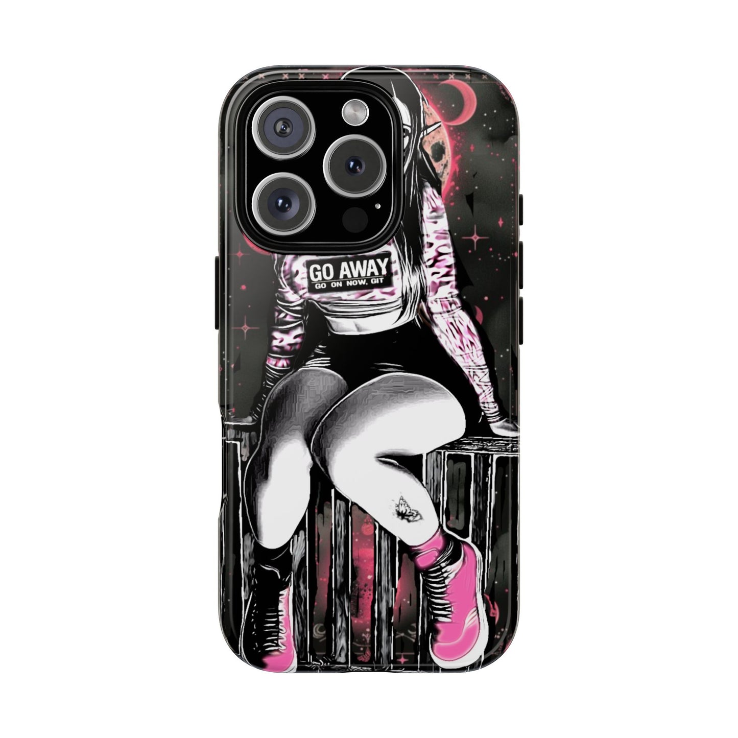 Go Away Girl Tough Phone Case