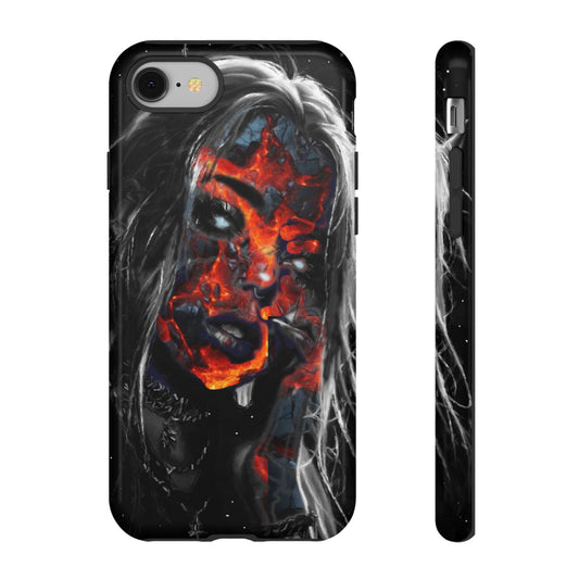 Lava Face Girl Tough Phone Case