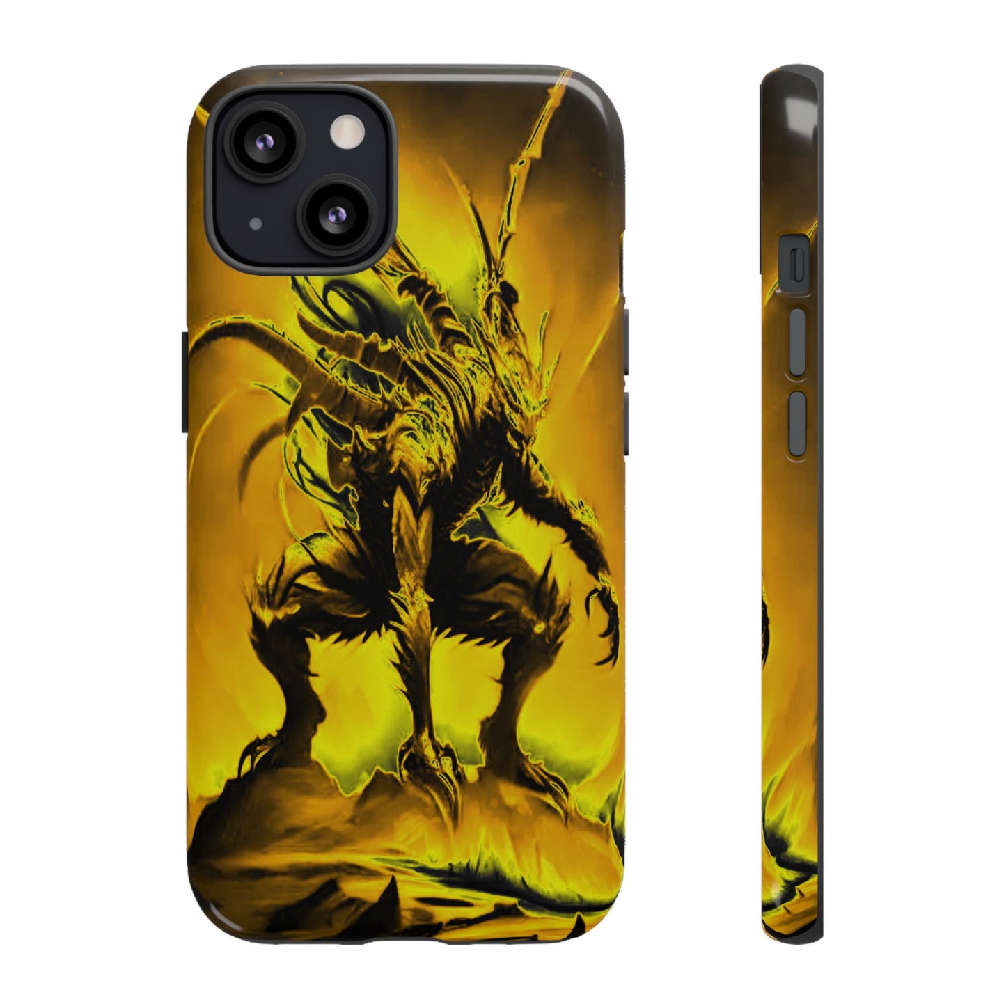 Crouching Fantasy Creature Tough Phone Case