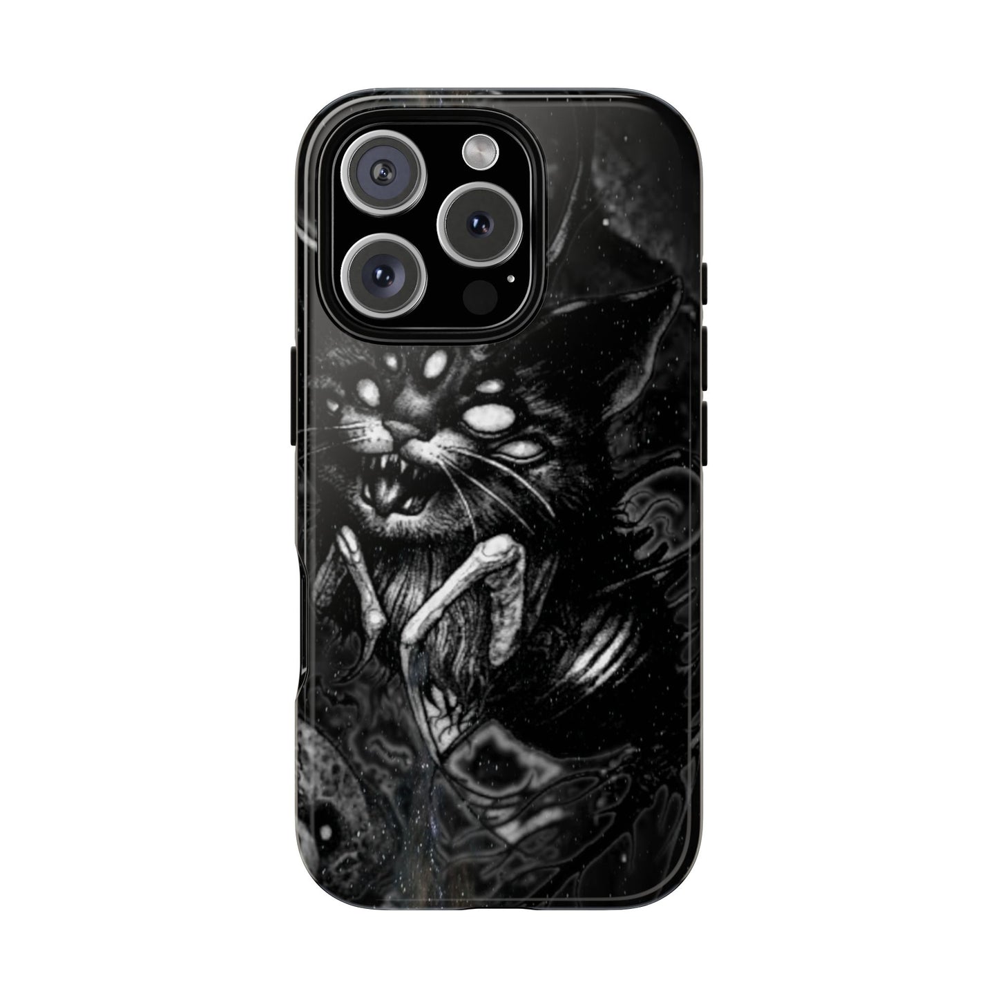 Scarey Cat Creature Tough Phone Case