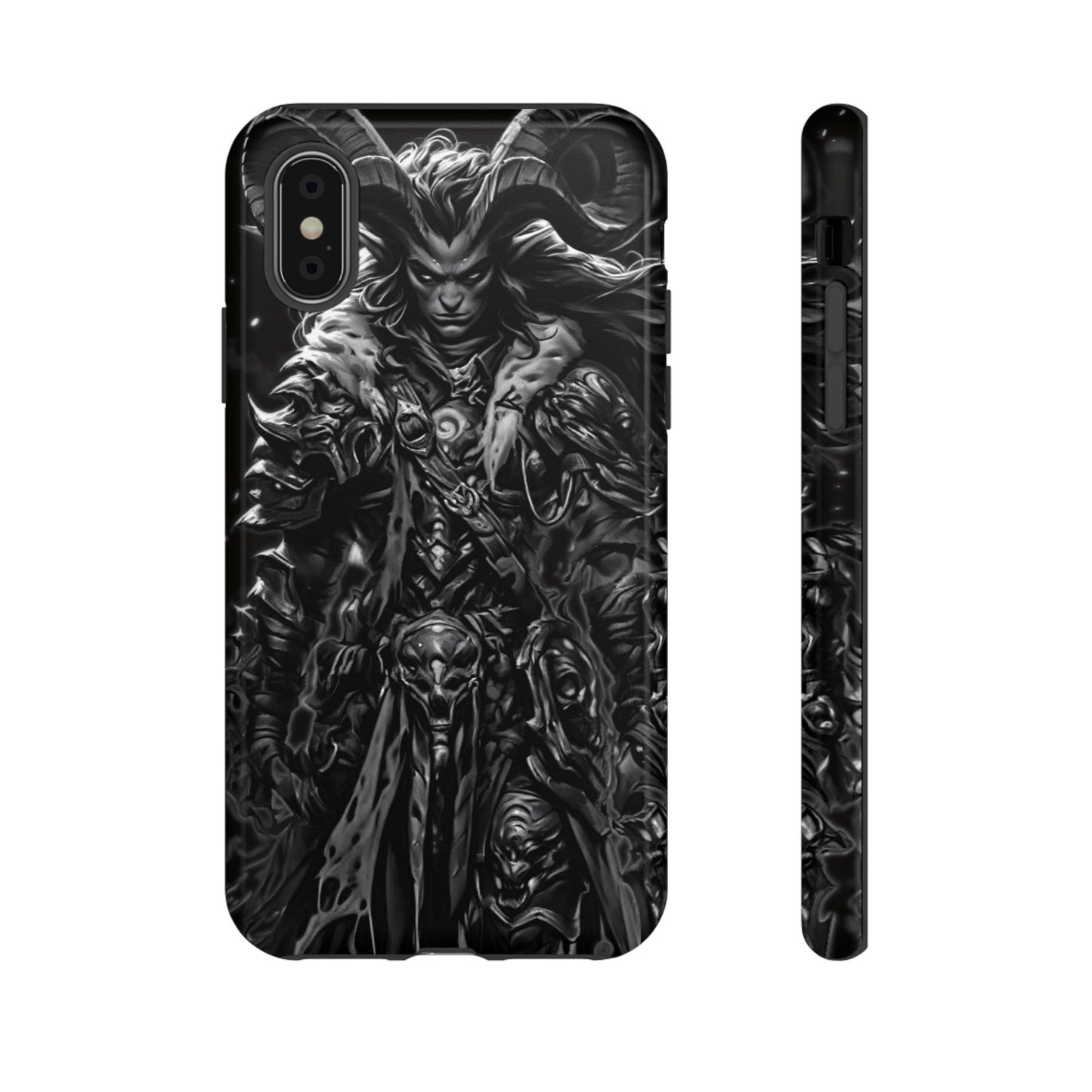 Large Horned Man Tough Phone Case