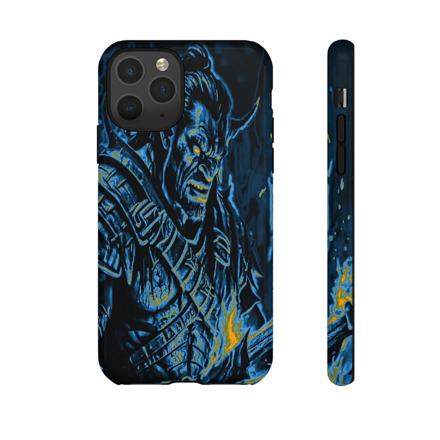 Orc With Flames Tough Phone Case