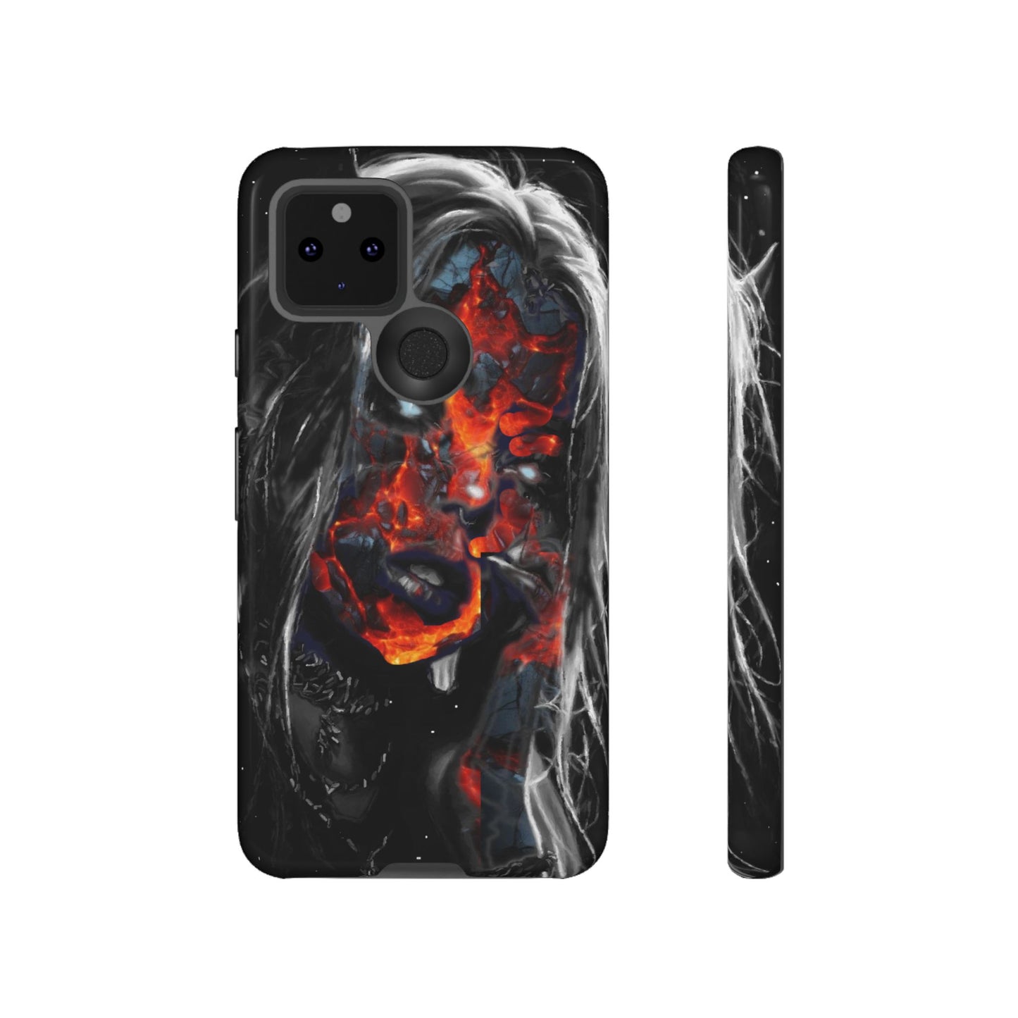 Lava Face Girl Tough Phone Case