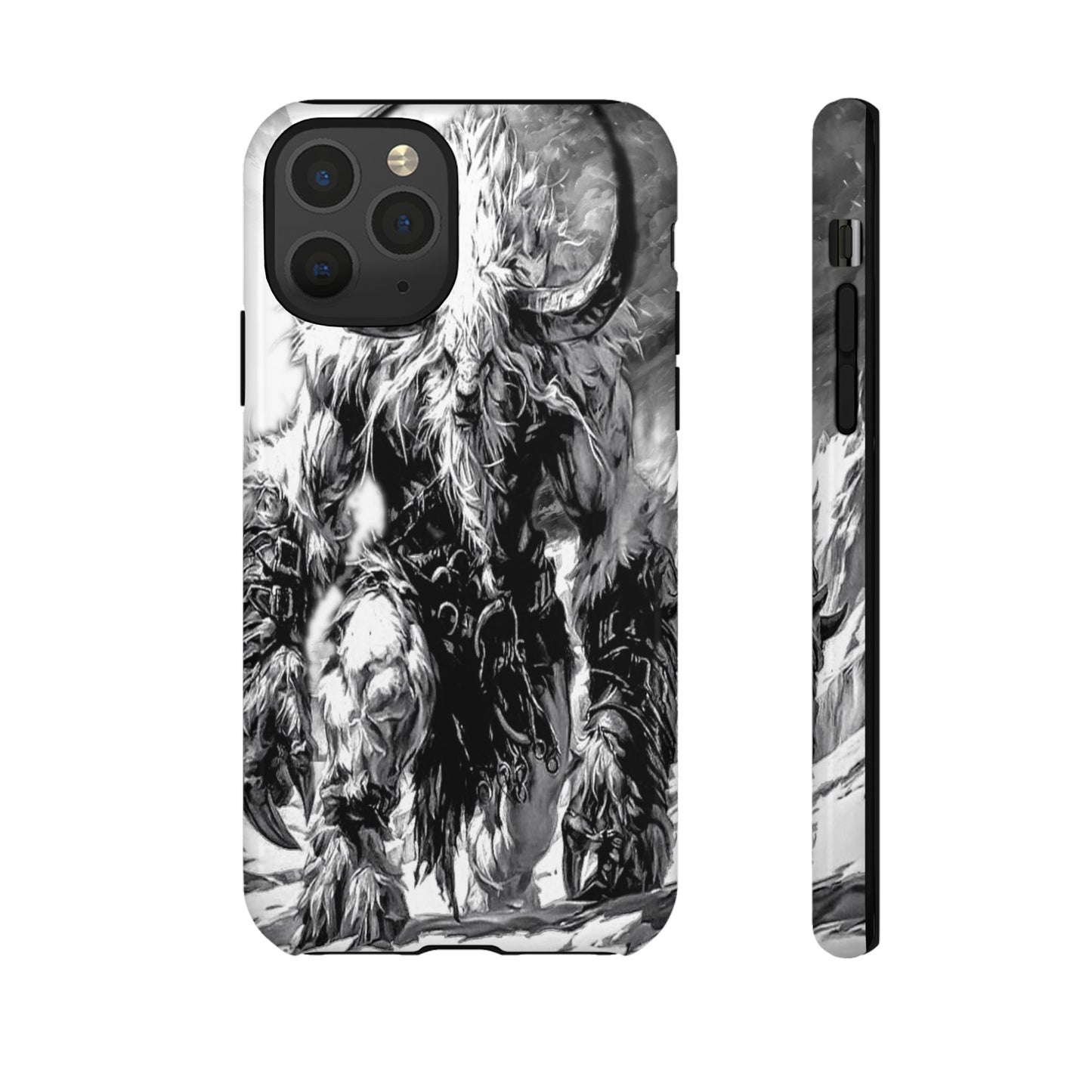 Snow Mountain Creature Tough Phone Case