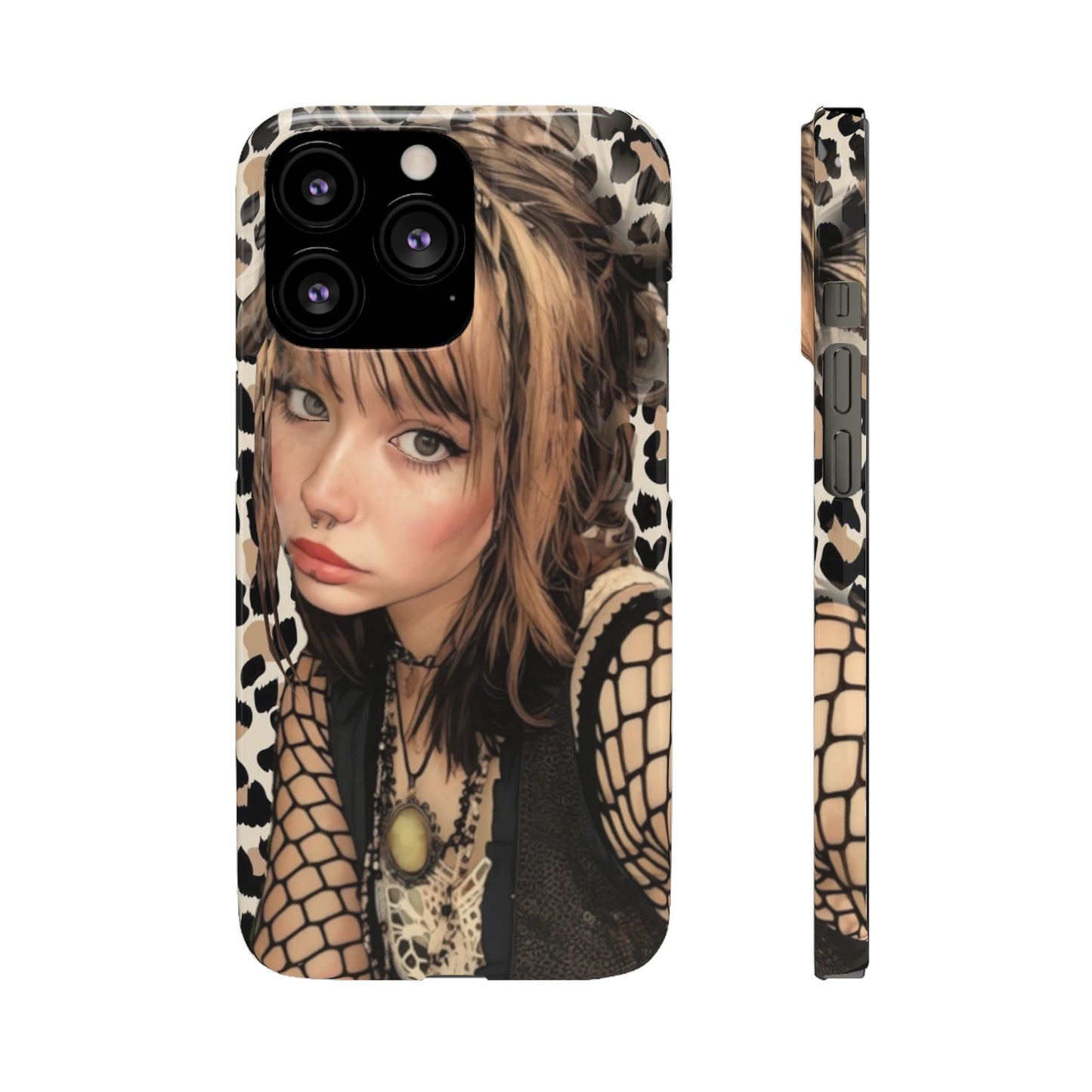 Gothical Leopard Snap Phone Case