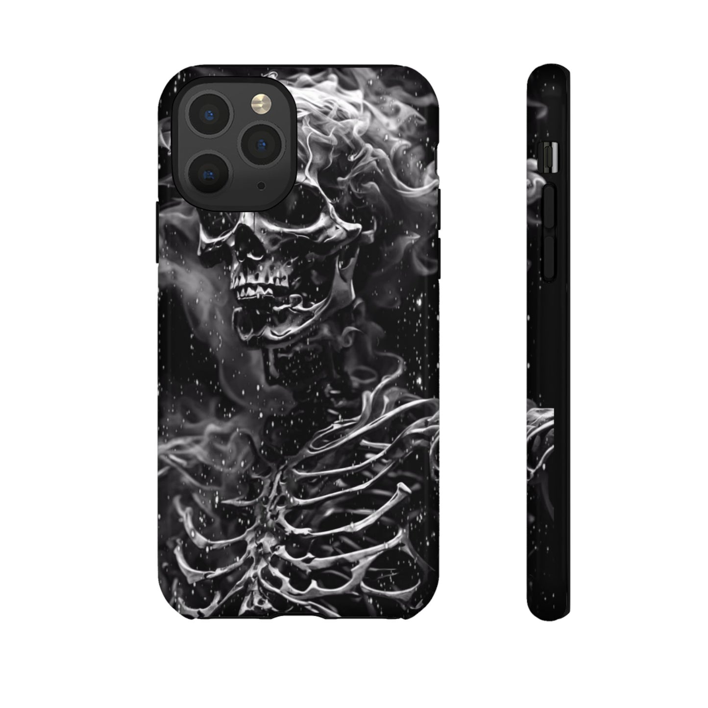 Skeleton On Fire Tough Phone Case