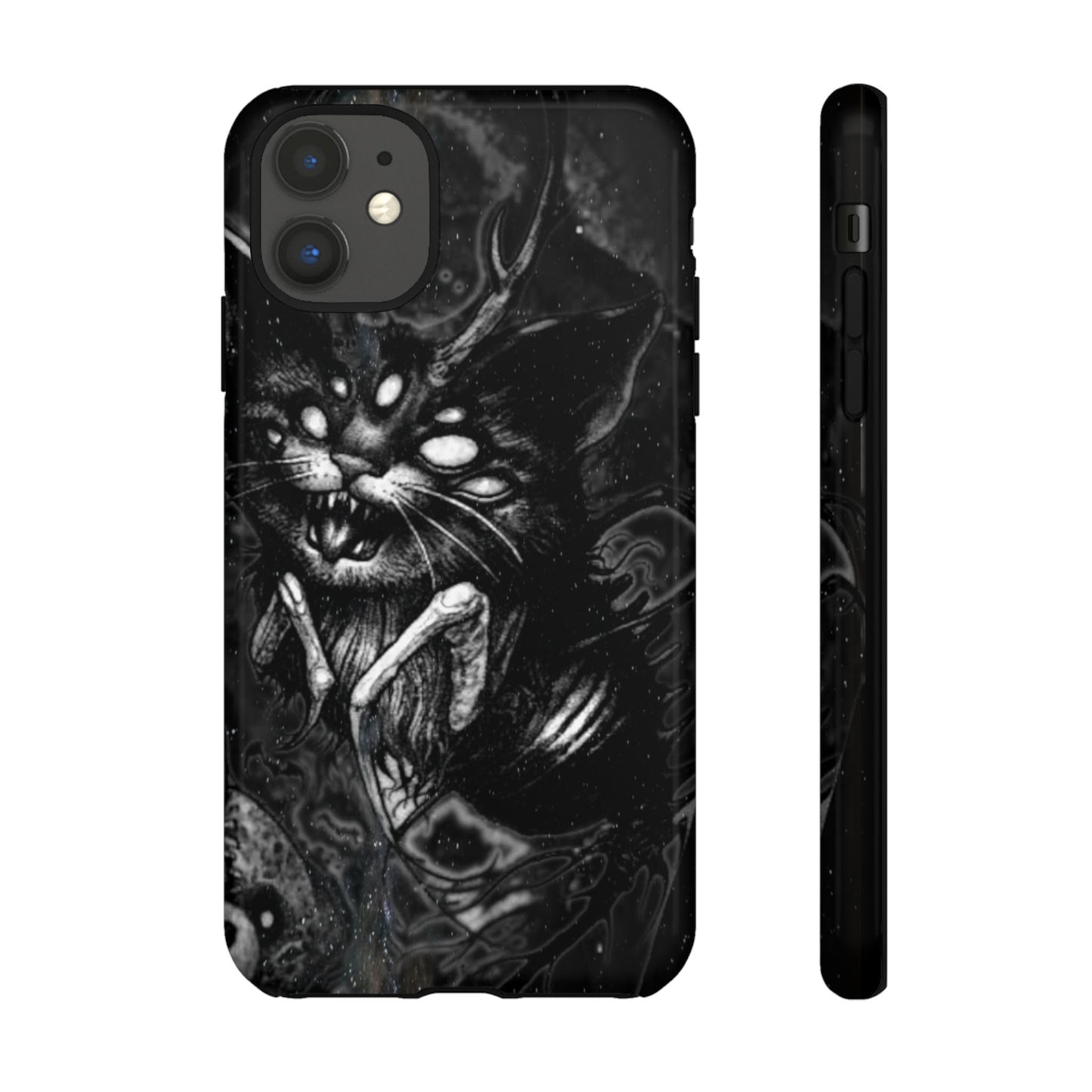 Scarey Cat Creature Tough Phone Case