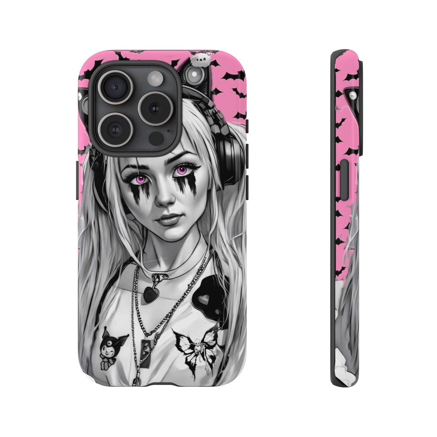 Gothic Kitty Tough Phone Case