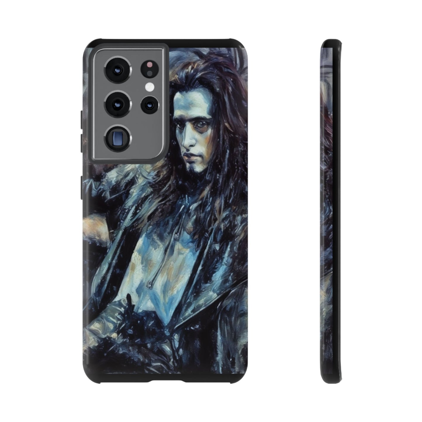 Enigmatic Goth Man Tough Phone Case