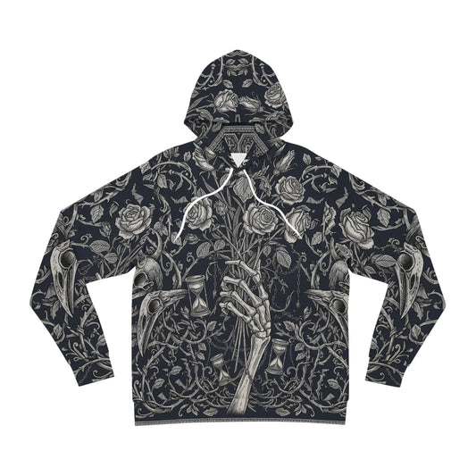Gothic Floral Grunge Hoodie