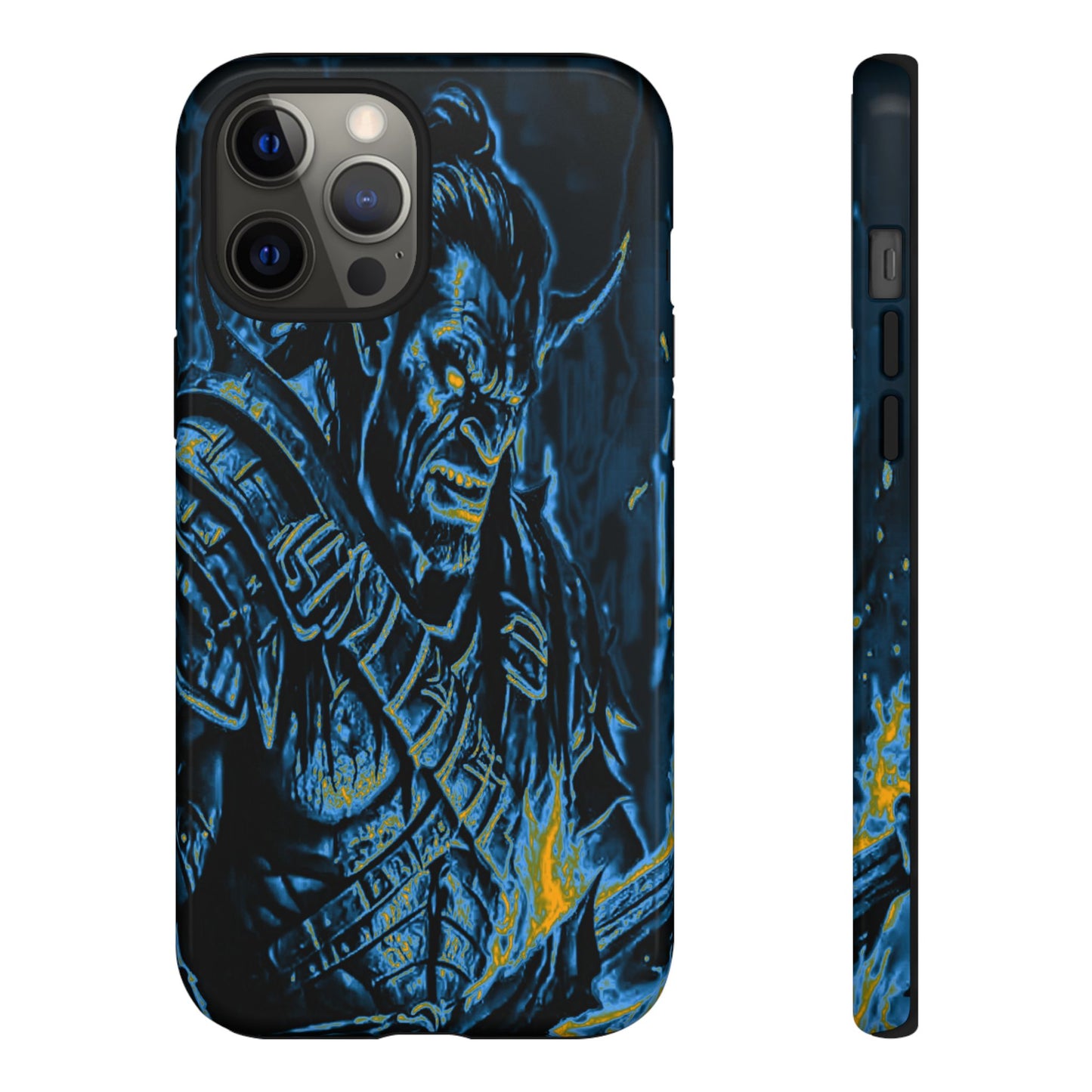 Orc With Flames Tough Phone Case