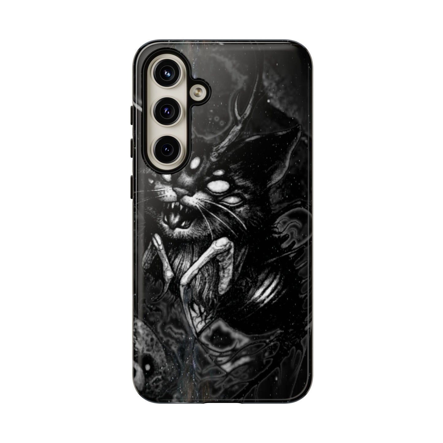 Scarey Cat Creature Tough Phone Case