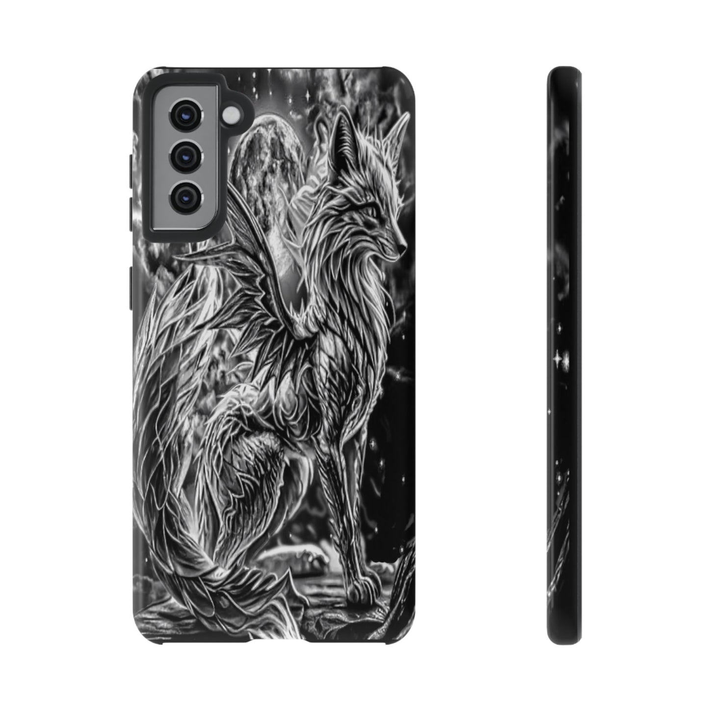 Winged Fox Tough Phone Case