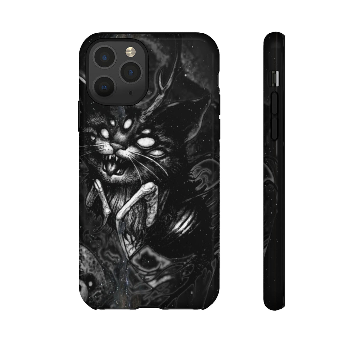 Scarey Cat Creature Tough Phone Case