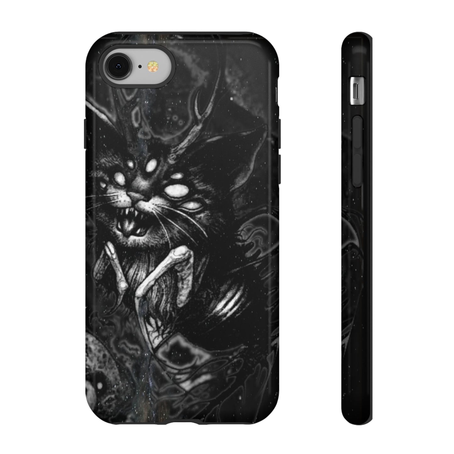 Scarey Cat Creature Tough Phone Case