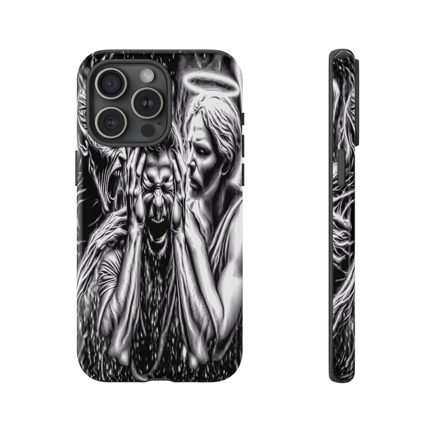 Good Vs Evil Tough Phone Case