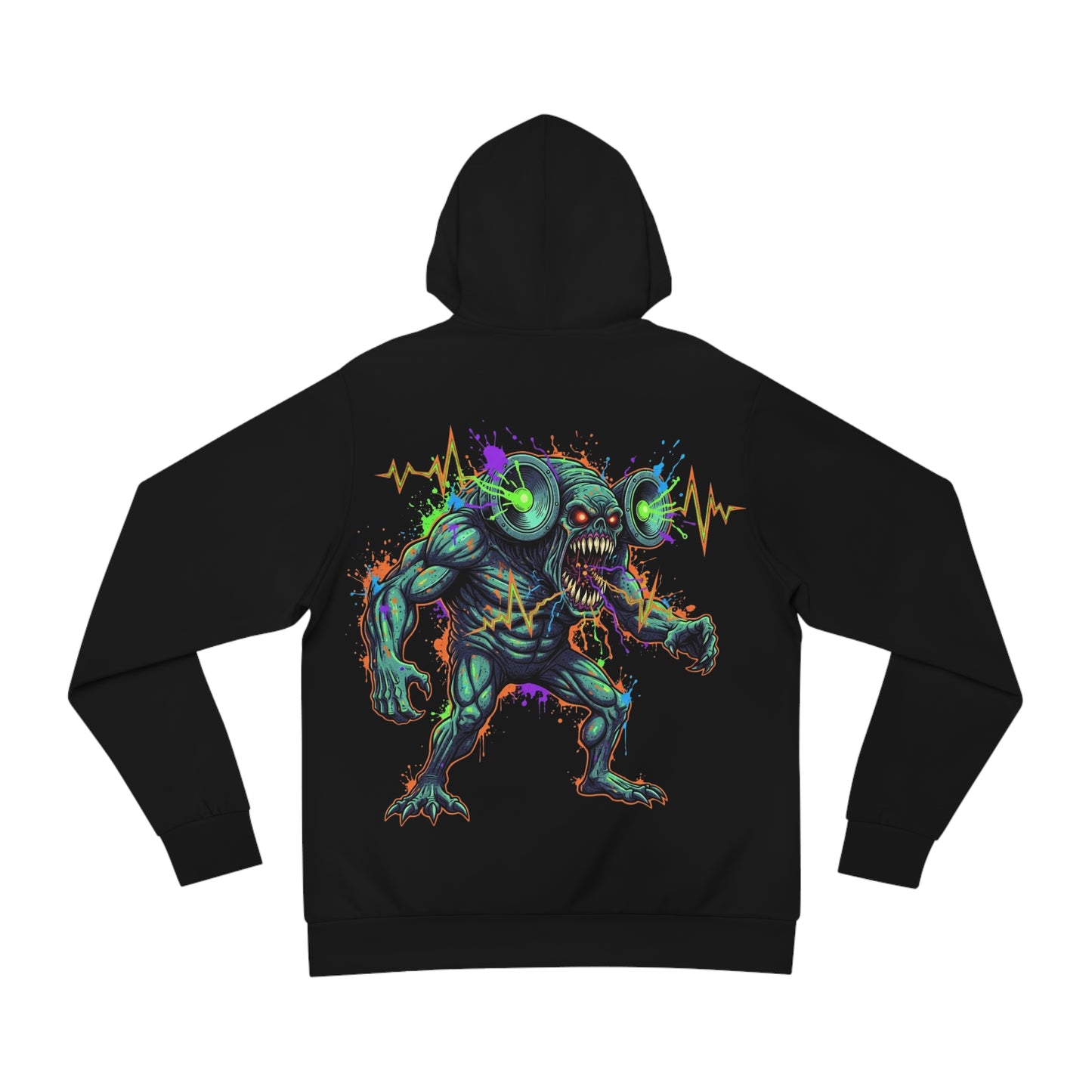 The Non-Headphone User Hoodie (Logo Front/Artwork Back)