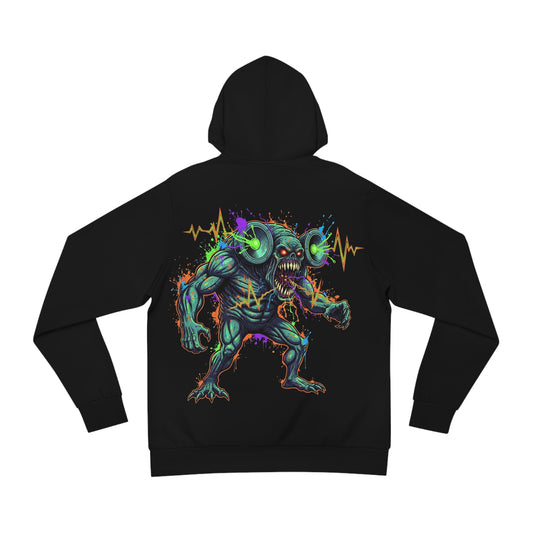 The Non-Headphone User Hoodie (Logo Front/Artwork Back)