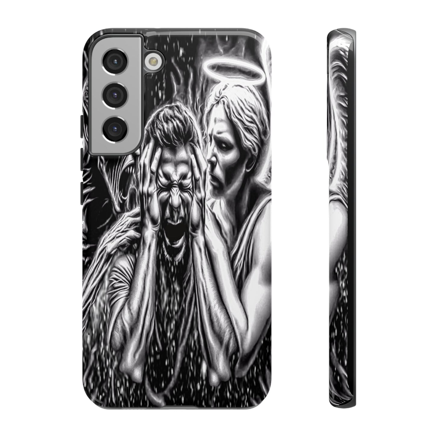 Good Vs Evil Tough Phone Case