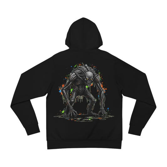 The Burnout Hoodie (Logo Front/Artwork Back)