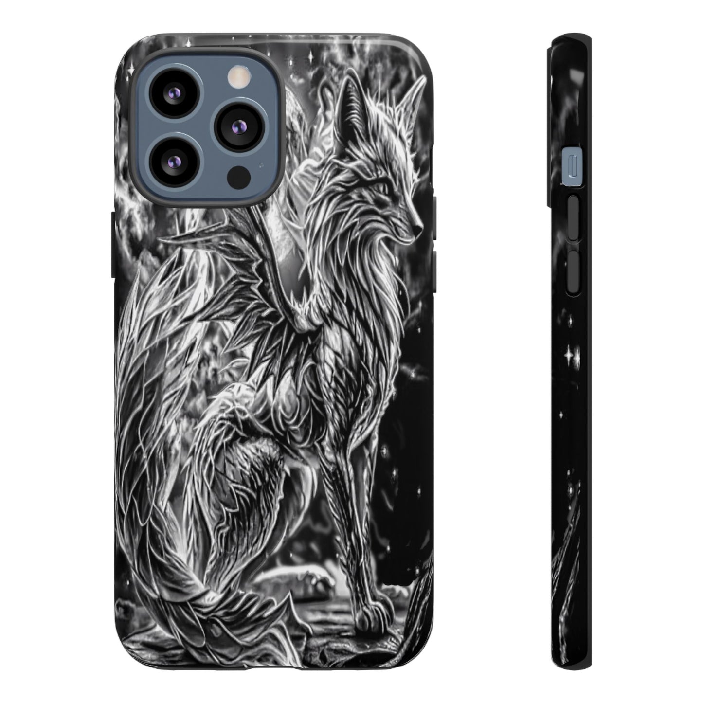 Winged Fox Tough Phone Case