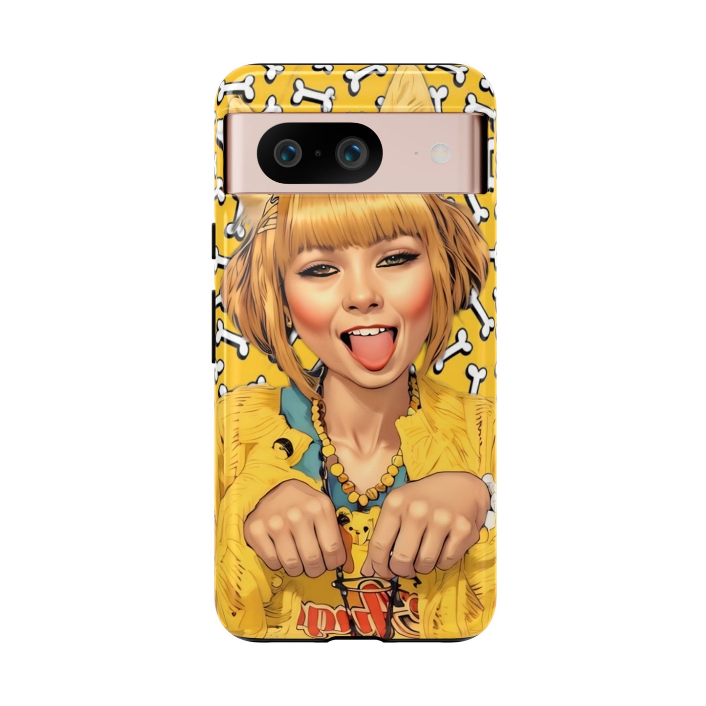 Begging Puppy Girl Tough Phone Case