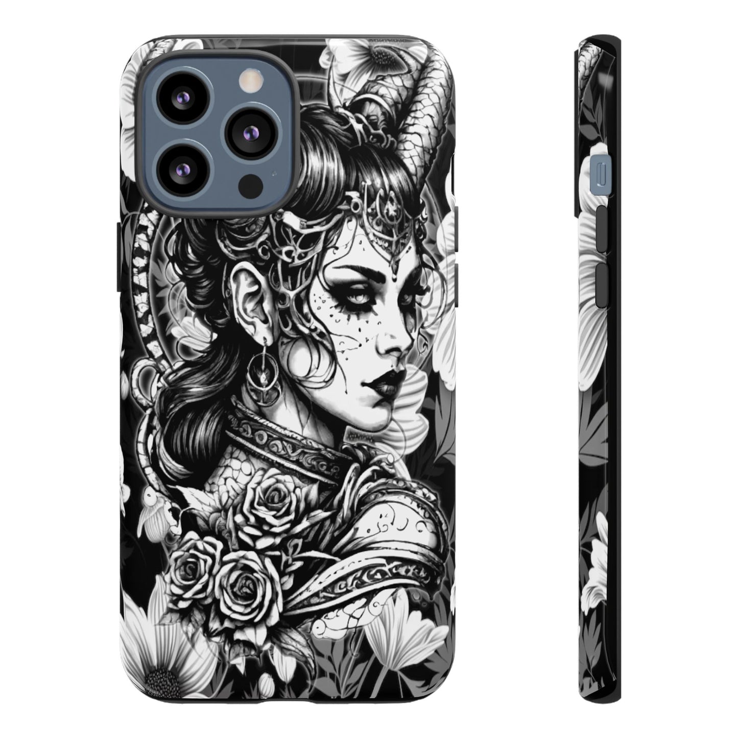 Goth Horned Queen Tough Phone Case