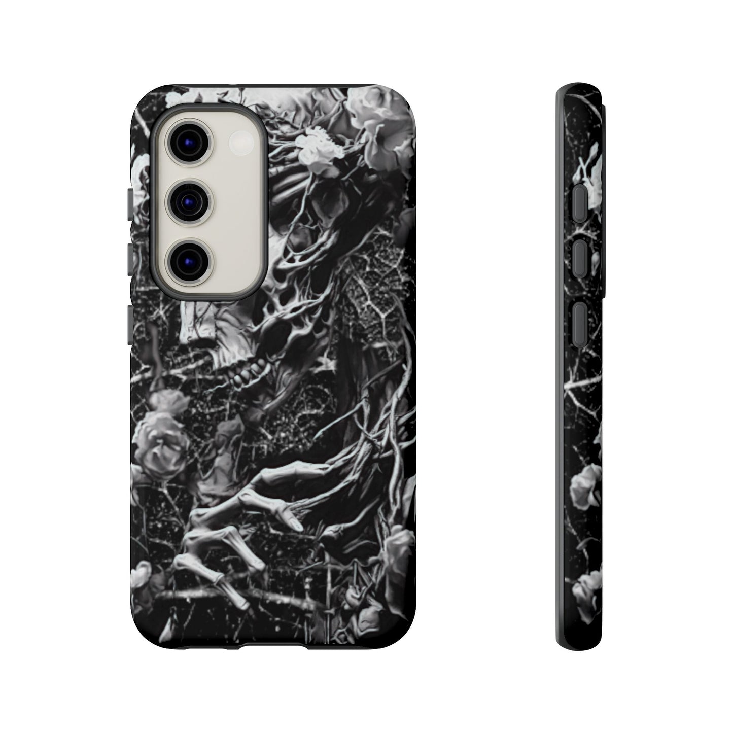 Vines Skull Face Tough Phone Case