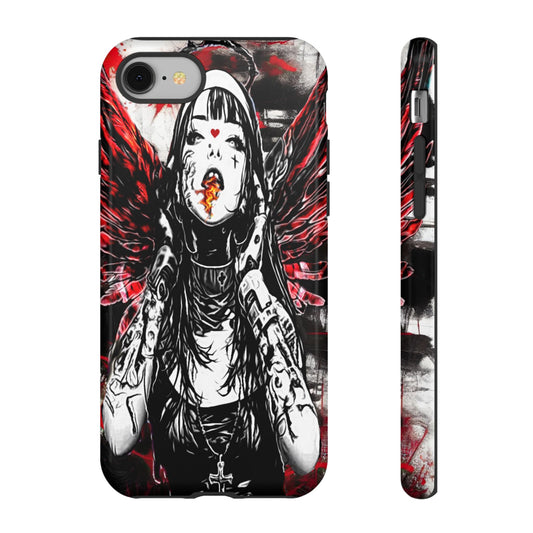 Naughty Angel Nun Tough Phone Case